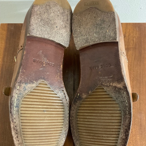 Cole Haan Warner Grand Monk Men's Sz 11.5M  Brown Leather Double Monk Dress Shoe - Picture 6 of 7